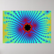 Peacock Star Posters