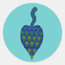 Peacock Sticker
