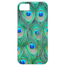 Peacock tail iPhone 5 funda