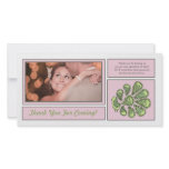 Peacock Wedding Thank You Photo Card