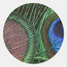 Peacocks Feathers Stickers