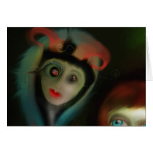Peaking in on you greeting cards