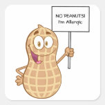Peanut Allergy (customizable) Sticker