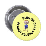 Peanut Allergy feed no nuts Button