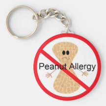 Peanut Allergy Keychain
