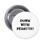 Peanut Allergy Pinback Buttons