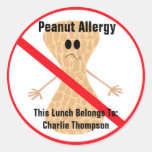 Peanut Allergy Sticker