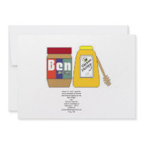 Peanut Butter and Honey Wedding Invitation