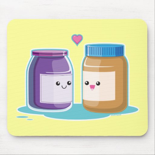 Peanut Butter and Jelly Mousepad
