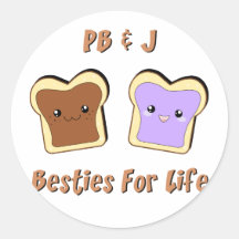 Peanut Butter and Jelly Sticker