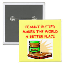 peanut butter pinback button