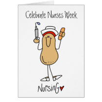 Peanut Celebrate Nurses Week Note Card cards
