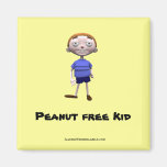Peanut free Kid Refrigerator Magnet