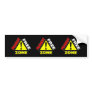 Peanut Free Zone (Peanut Allergy) Bumper Stickers