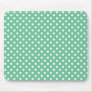 Peapod Green Medium Polka Dot Mousepad