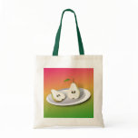 Pear Cut Cartoon Canvas Bags