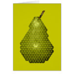 Pear Digital Art Card