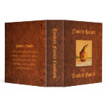 Pear Engraving 2" Family Recipe Binder