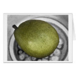 pear off colour card