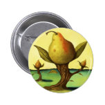 Pear Tree Pinback Buttons