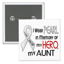 Pearl In Memory Of My Aunt Lung Cancer Pin
