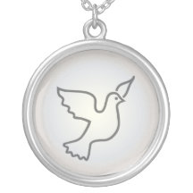 Pearl Peace Dove 3 Custom Necklace