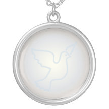 Pearl Peace Dove Pendants
