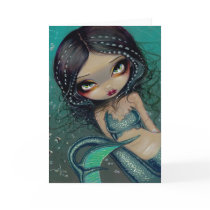 "Pearl Swirl Mermaid" Greeting Card