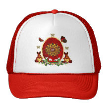 Pearls and Bunnies Trucker Hats