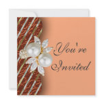 Pearls and Diamonds Party Invitation