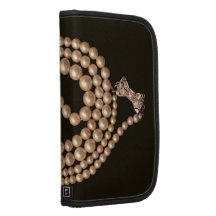 Pearls & Diamonds Folio Organizer