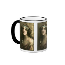 Pearls in Her Hair Coffee Mugs