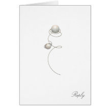 Pearls & Wire - Reply Card