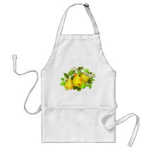 Pears and Flowers Aprons