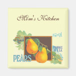 Pears Custom Vintage Scenic Crate Art Fridge Magnet