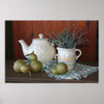 Pears & Pottery Still Life posters