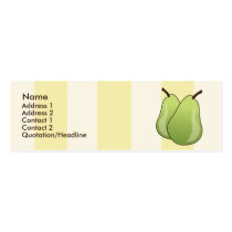 Pears - Skinny business cards