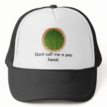 peas, Dont call me a pea head. Mesh Hats