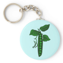Peas in Pod Key Chain