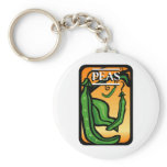Peas keychains