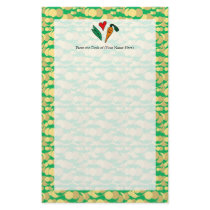 Peas Love Carrots, Cute Green and Orange Design