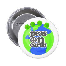 Peas on Earth Buttons