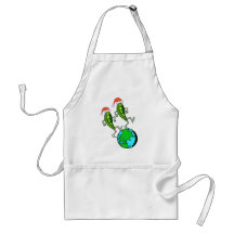 Peas on Earth Holiday Aprons