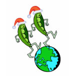 Peas on Earth Holiday T-shirt