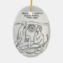 Peas on Earth Ornament