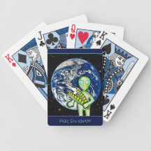 Peas On Earth Playing Cards