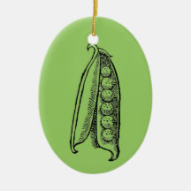 'PEAS' On Earth v.2 Ornaments
