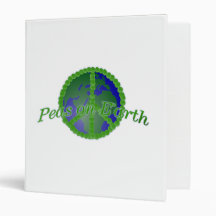 Peas on Earth Vinyl Binders