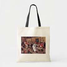 Peasant Wedding By Bruegel D. Ä. Pieter Canvas Bag