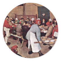 Peasant Wedding By Bruegel D. Ä. Pieter Sticker